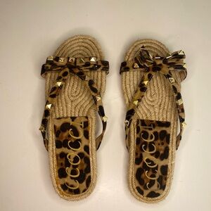 Women's Leopard Print Sandals
